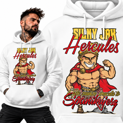BLUZA ŚMIESZNA  Z KAPTUREM HERCULES